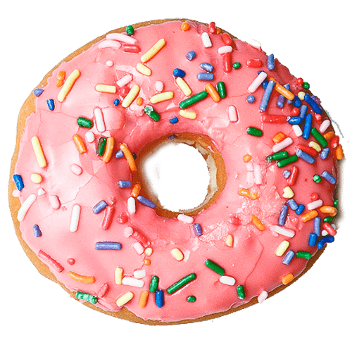 pink donut transparent png stickpng #19212