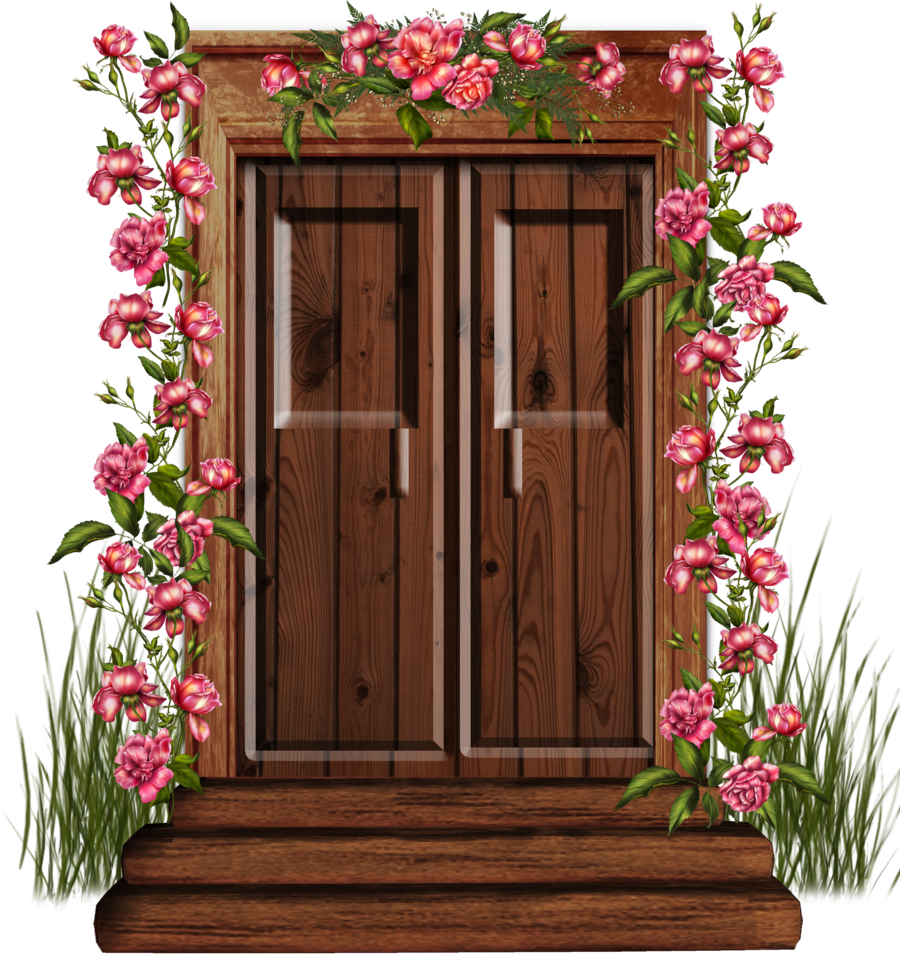 Open door PNG transparent image download, size: 1041x2693px