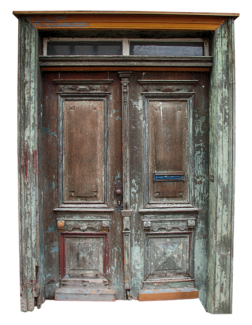 Open door PNG transparent image download, size: 1041x2693px