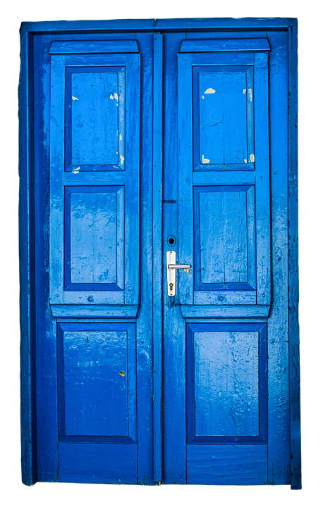 door old blue photo pixabay #15861