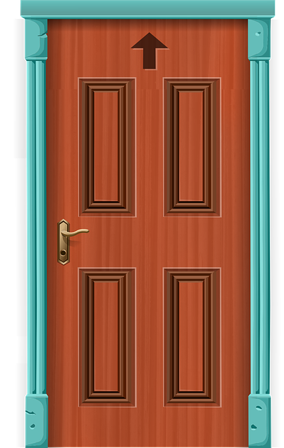 Flat Cartoonstyle Door Vector Door Lineal Icon Flat Icon Png And ...