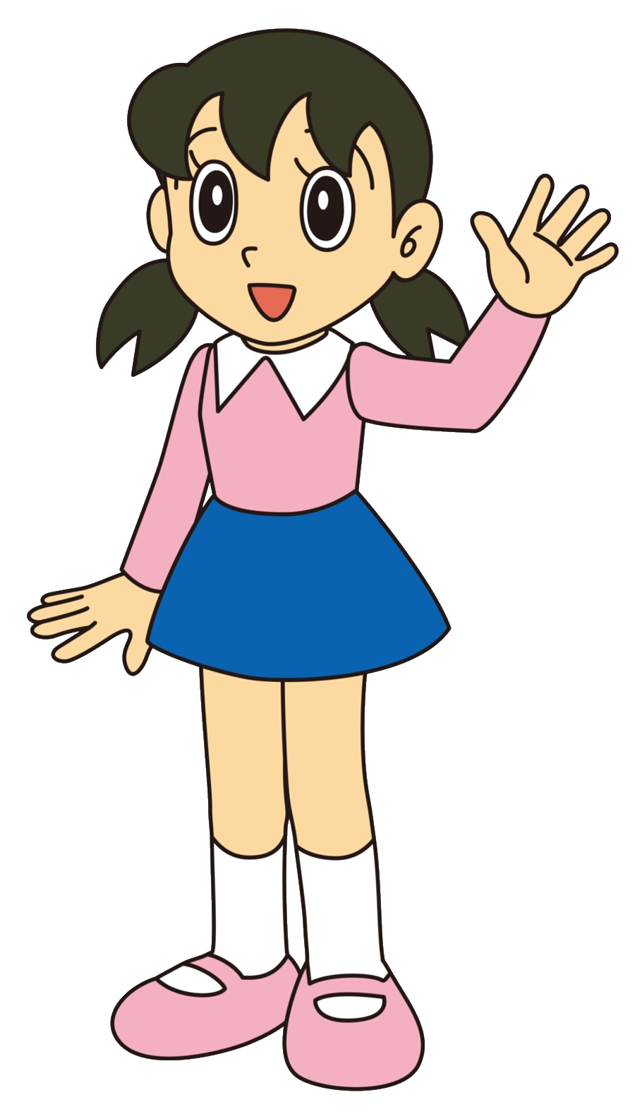 cartoon characters doraemon shizuka hello #40675