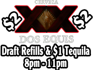 bos billiards bar, dos equis png logo #6585