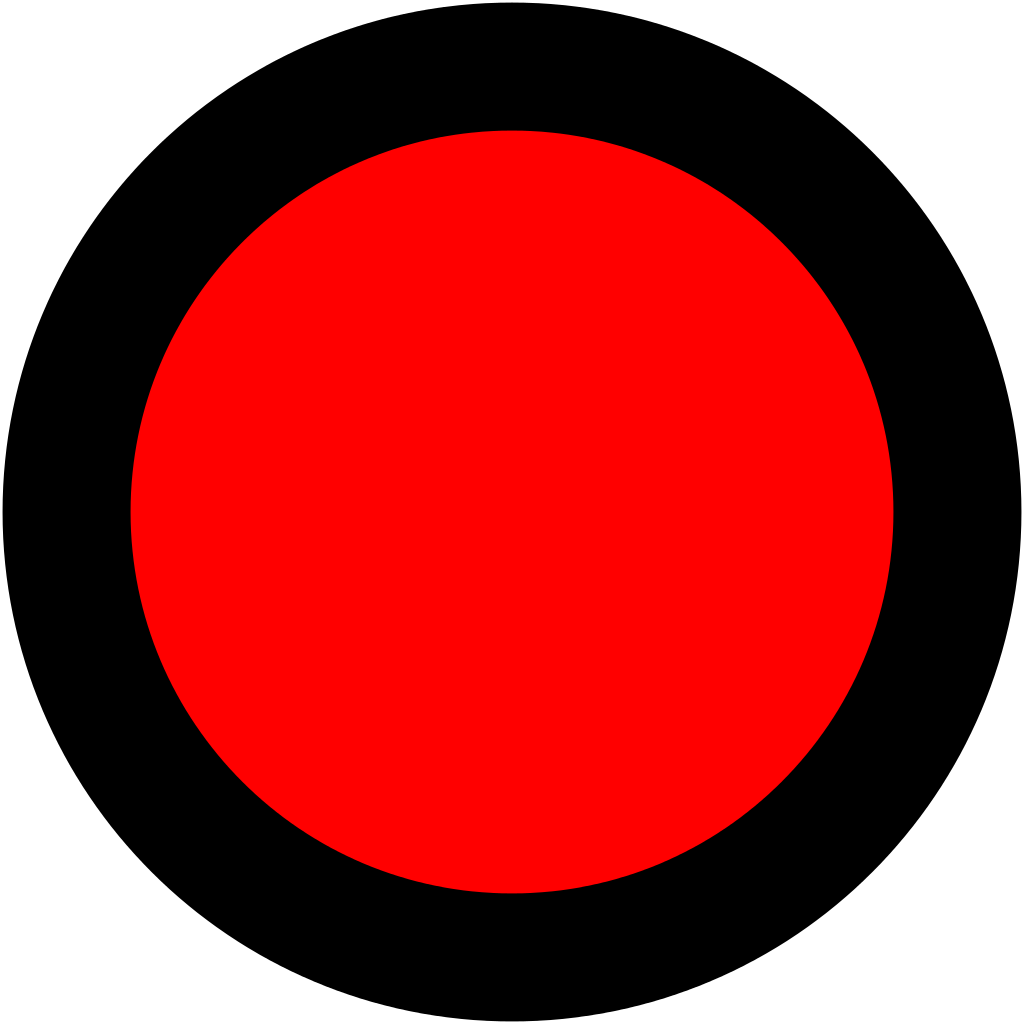 red dot outline transparent png #23839