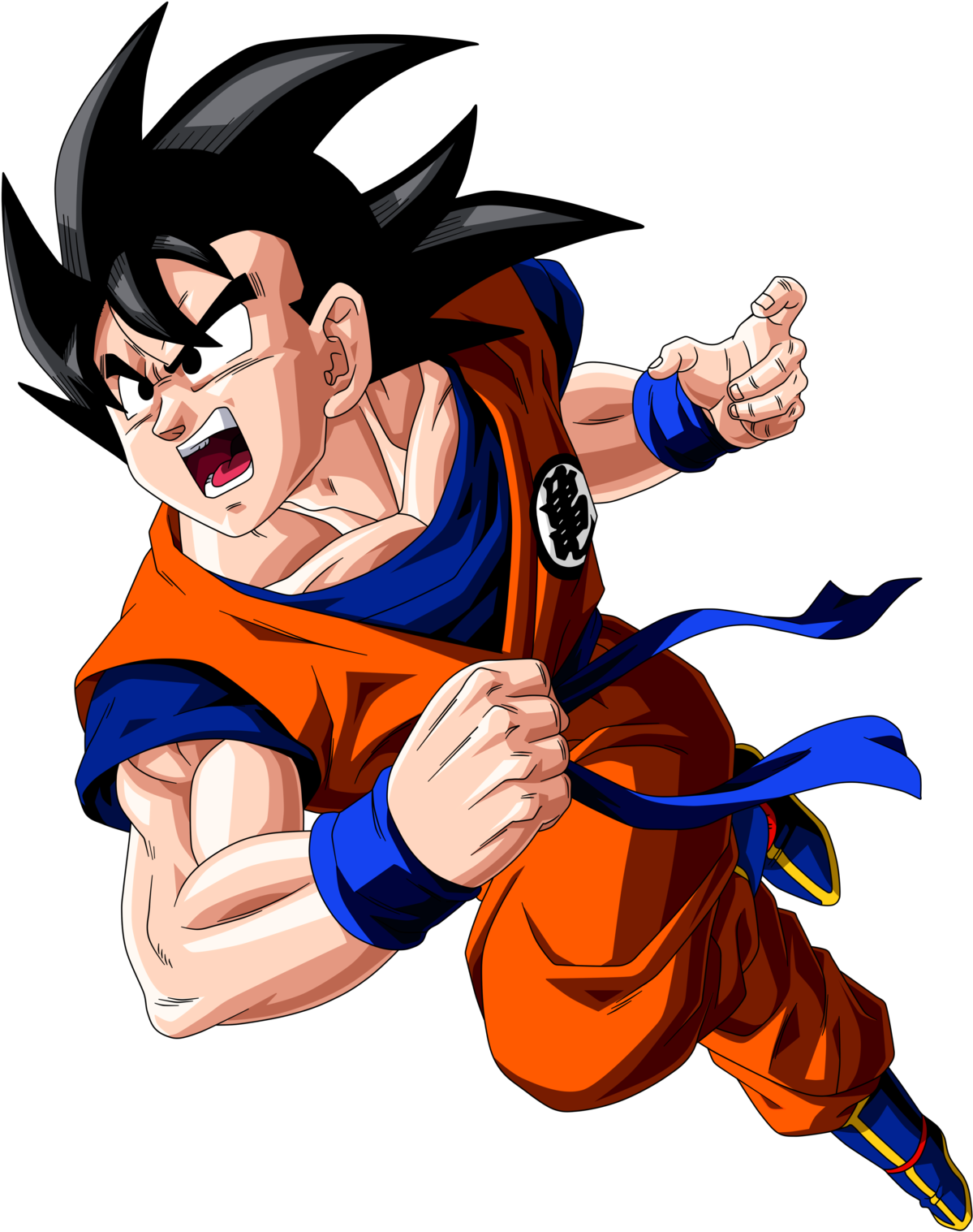Flying Dragon ball Z character transparent background