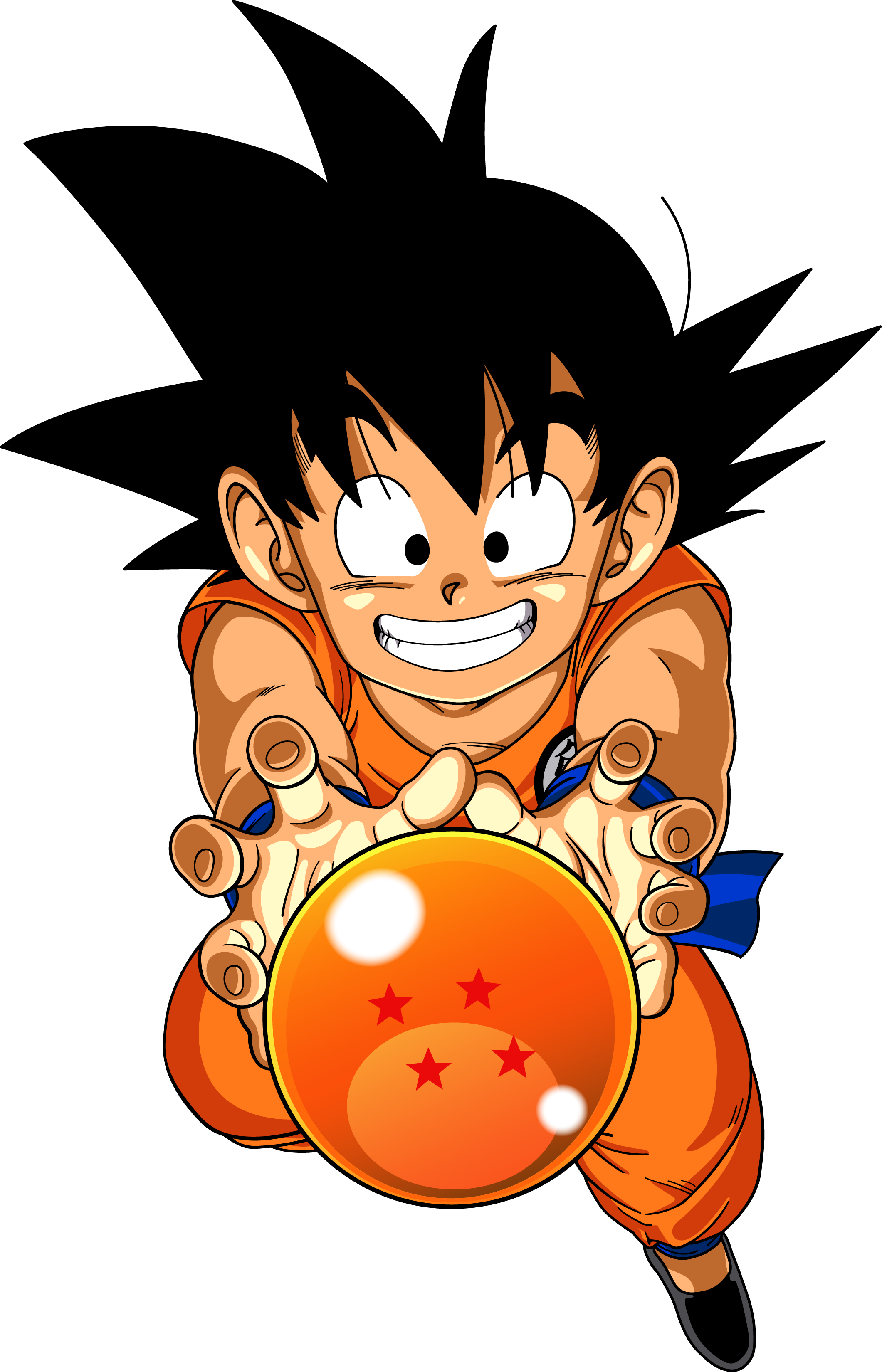 orangel color globe with goku png #42698