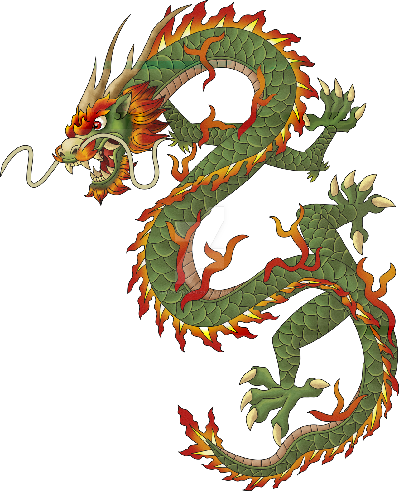 Download Realistic Dragon Clipart HQ PNG Image