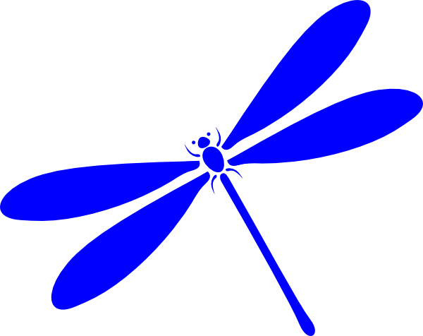 best blue dragonfly clipart #39383