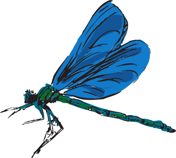 dragonfly art clipart #39379