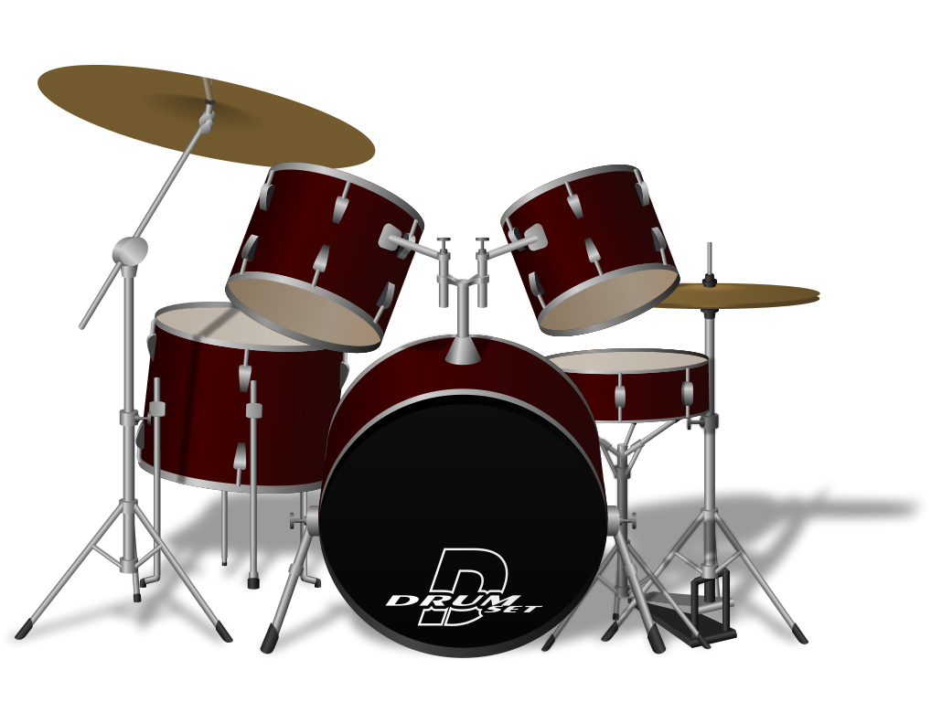 drum set numbers transparent image #30143