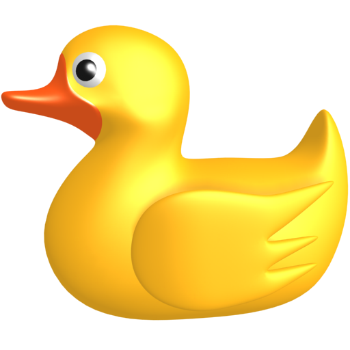 plastic model duck icon printer iconset aha soft