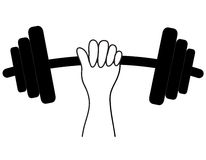 cartoon dumbbell icon weight illustrations vectors #35693