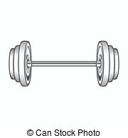 dumbbell barbells illustrations graphics clipart can photo #35688