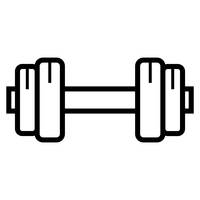 dumbbell vector image unlimited #35690