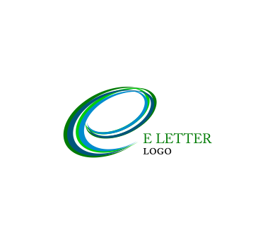 e letter alphabet logo #1395