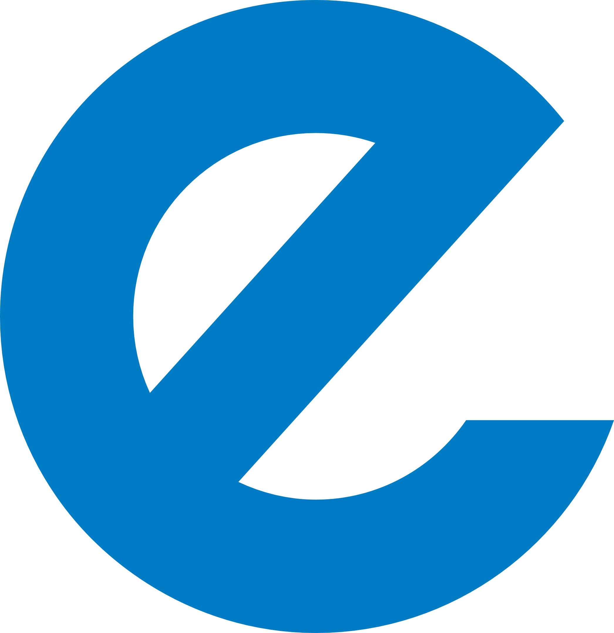e letter alphabet logo