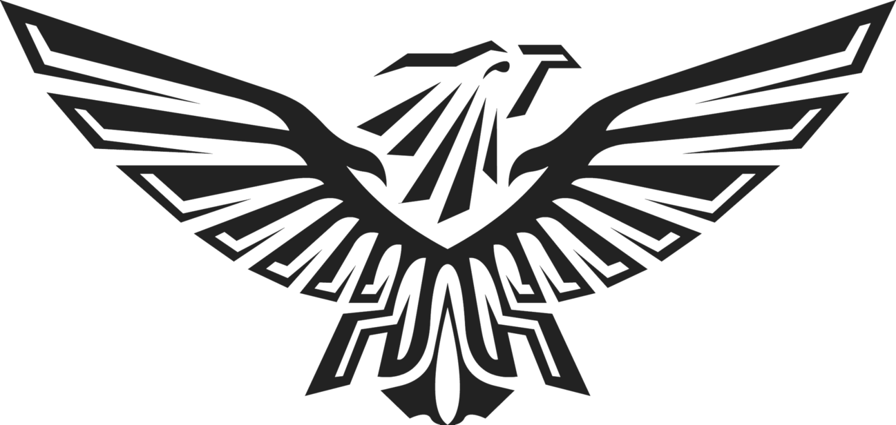 black eagle logos png clipart #3214