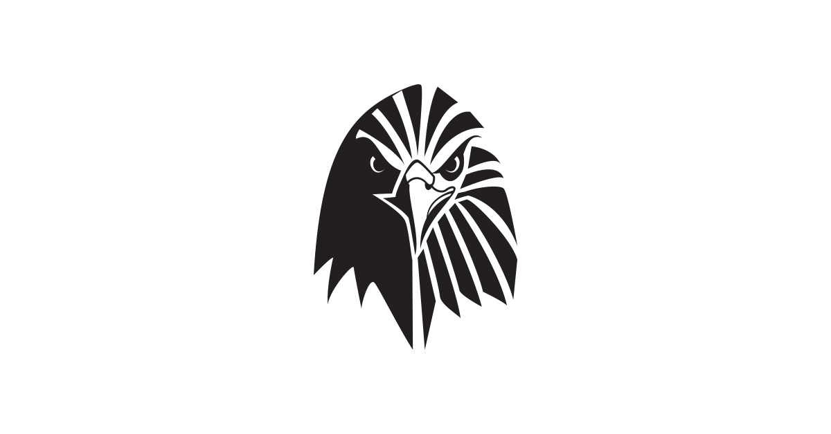 eagle logo template black and white png #3221