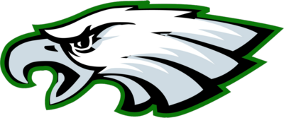 green metal emblem eagles logo png #4056