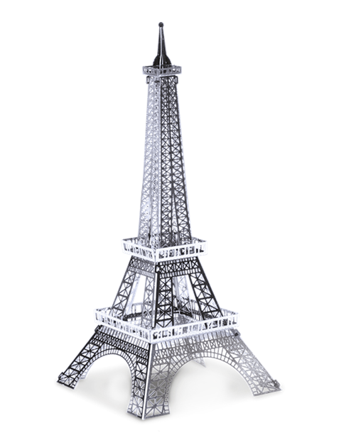 eiffel tower, fascinations metal earth metal model diy kits 18015