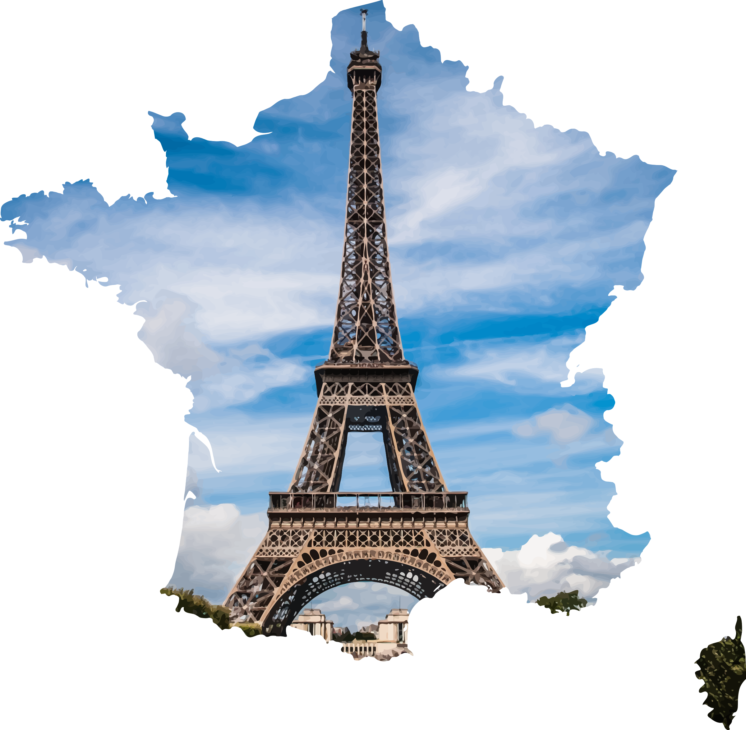 Eiffel Tower Drawing png download - 533*800 - Free Transparent