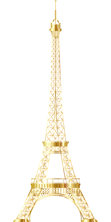 eiffel tower paris france vector graphic pixabay #18037