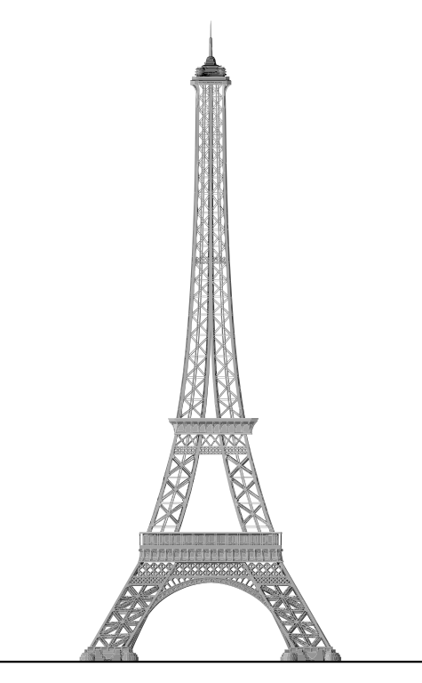 transparent detailed eiffel tower image png #18043