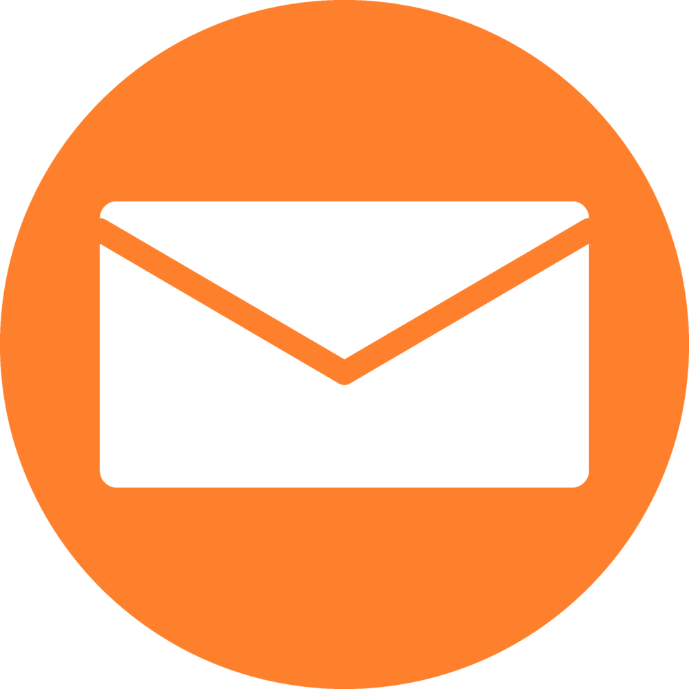 email orange png logo #1123