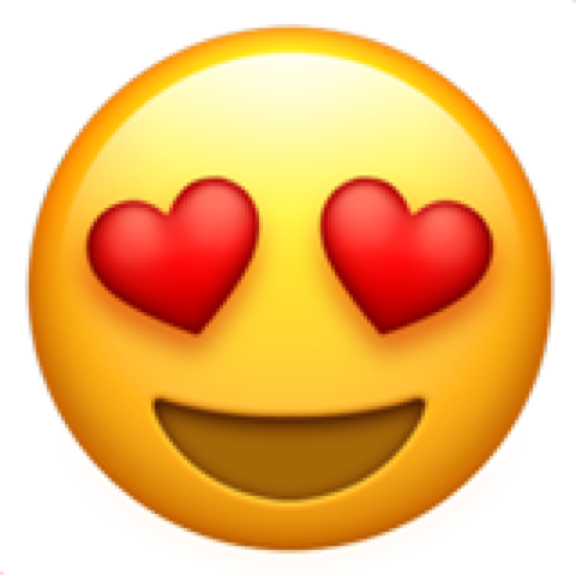 heart eyes emoji happy emocitions #8014
