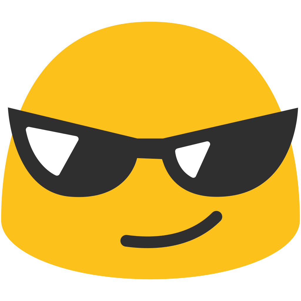 sunglasses emoji transparent #8019
