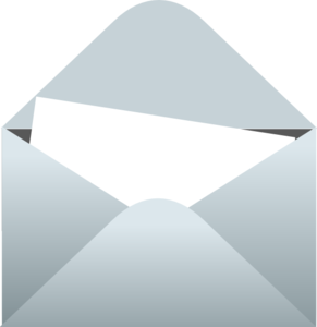 envelope with letter clip art clkerm vector clip #22258