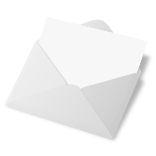 grey breeze open mail icon breeze envelope icons #22267