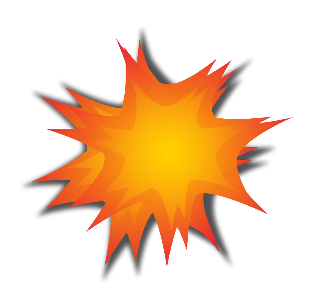 explosion clipart, file explosion icon #14273