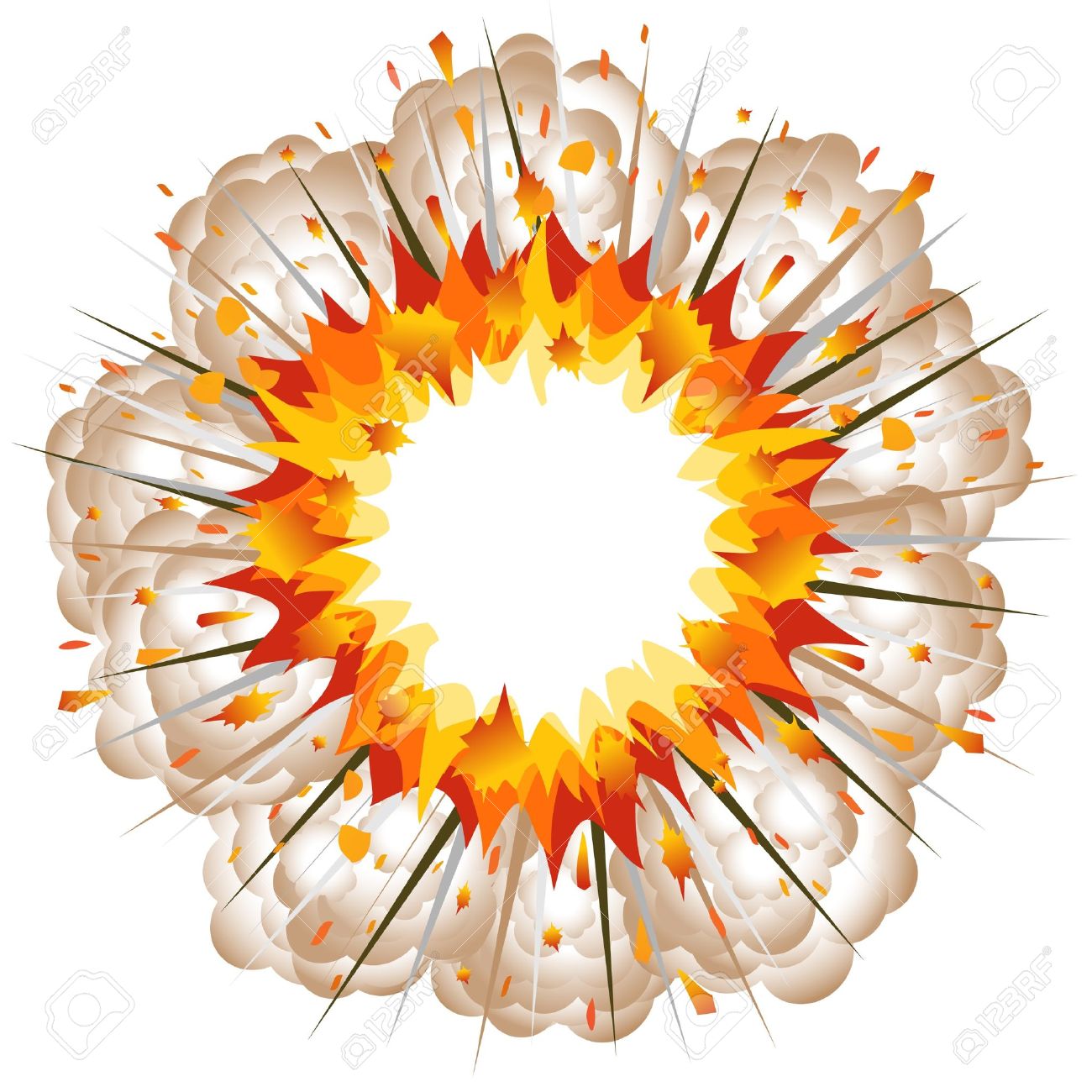 fire clipart fire explosion #14290