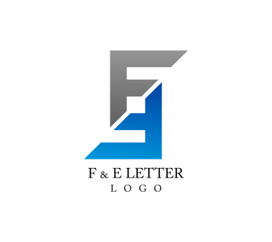 f letter alphabet vector logo #1551