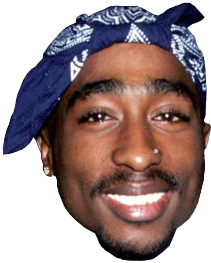 tupac face image #7994