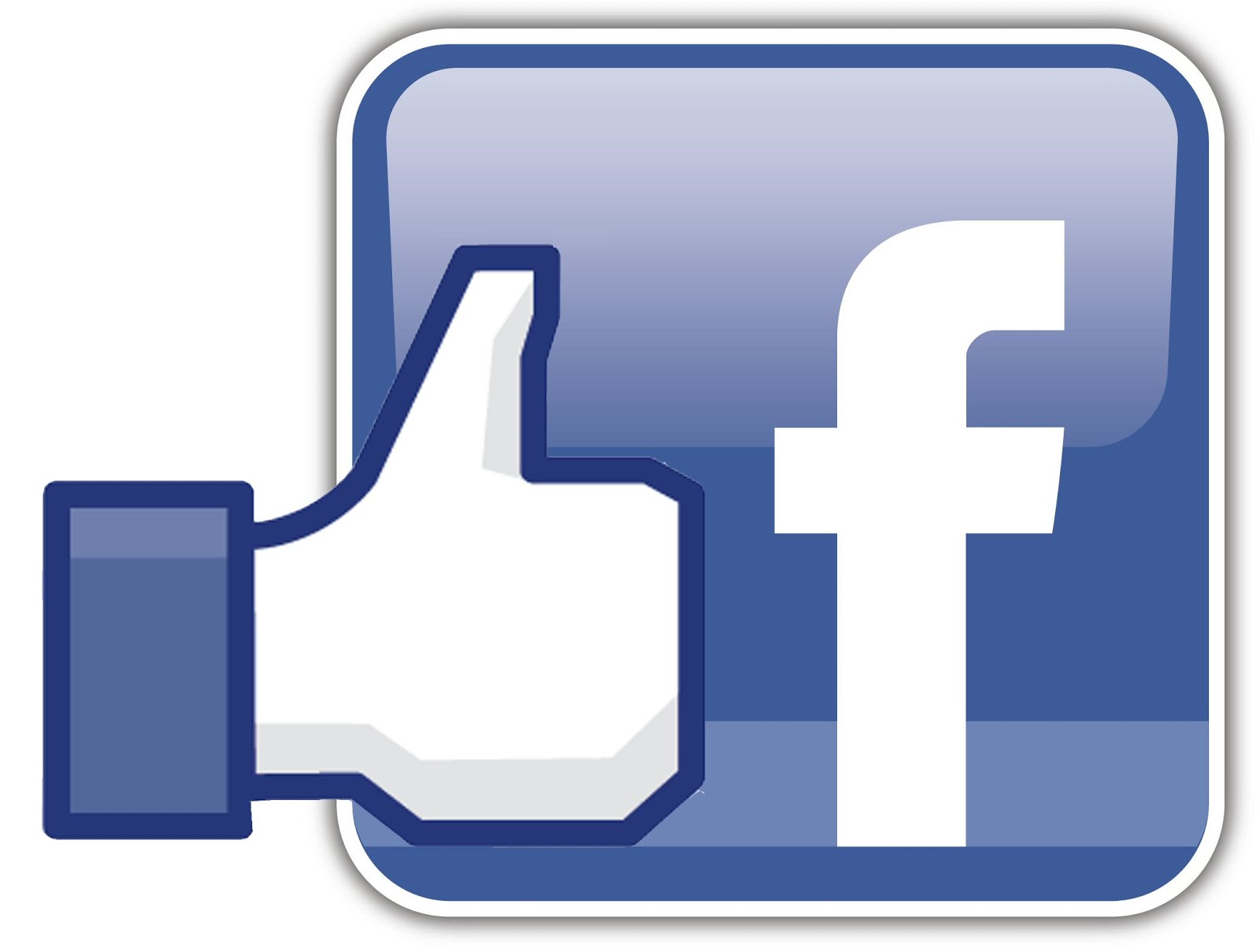 facebook with like hand logo png 500