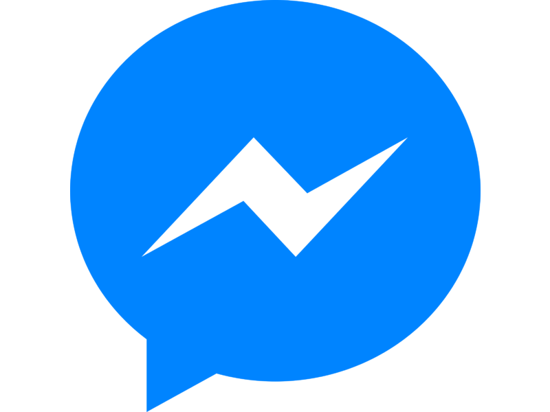 facebook chat logo png transparent svg vector #13156