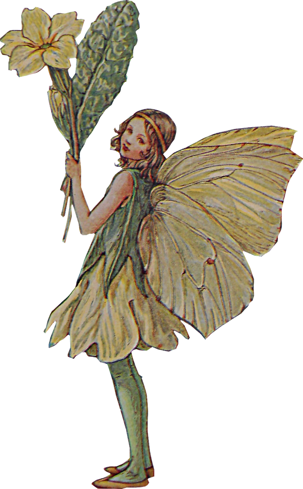 free antique fairy clipart