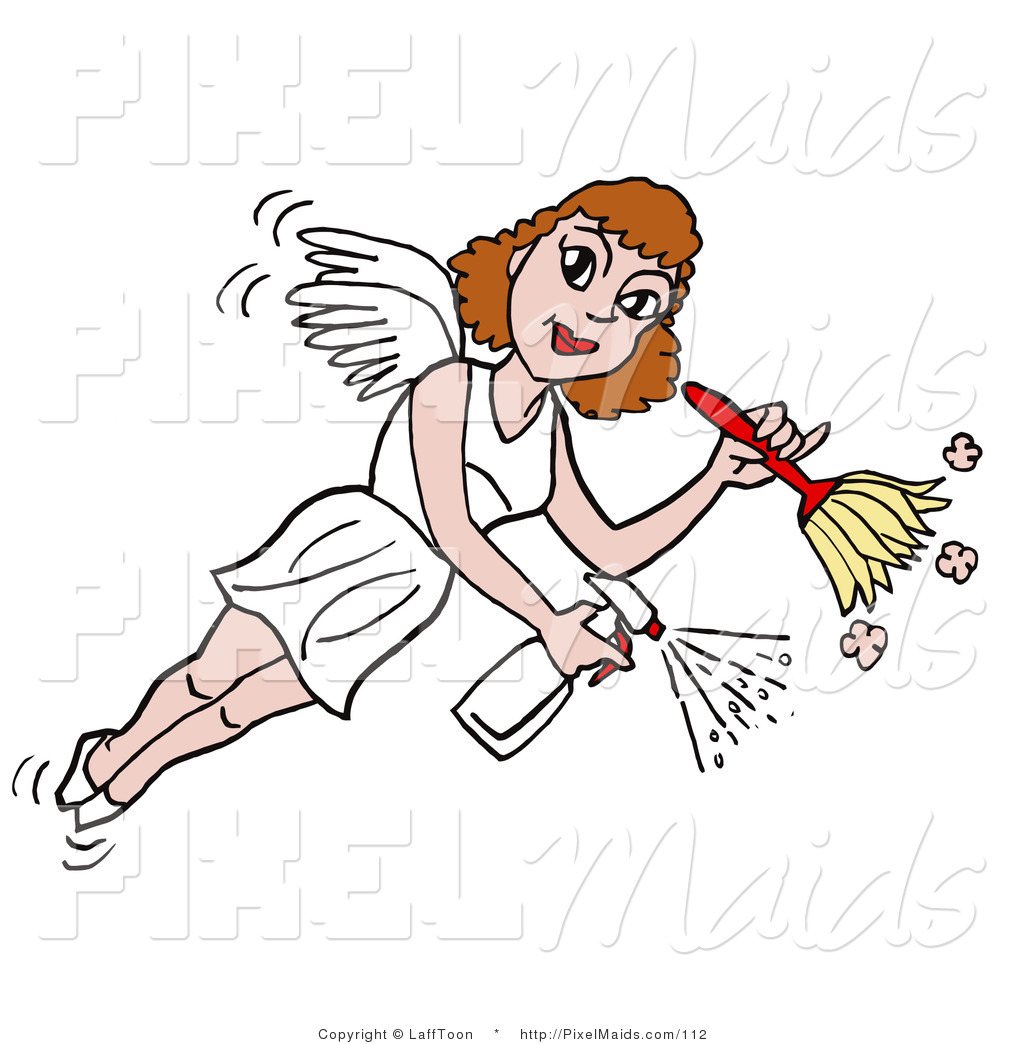 fairy clipart, royalty spray bottle maid designs #31444