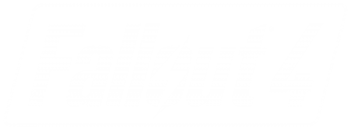 white fallout logo