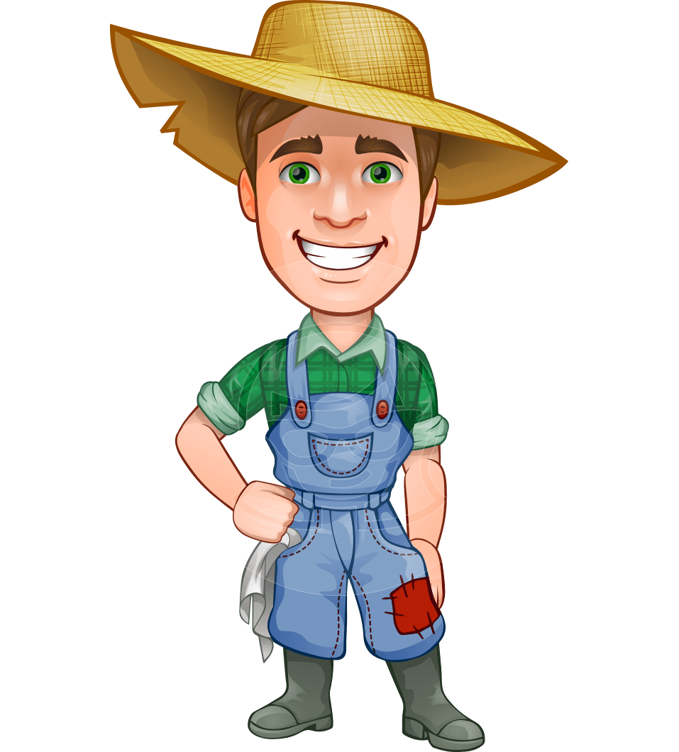 connor handsome farmer farmer man vector #34727