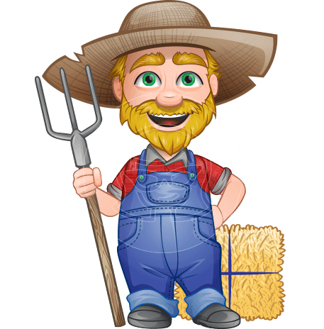 farmer man vector cartoon characters ultimate packs #34744