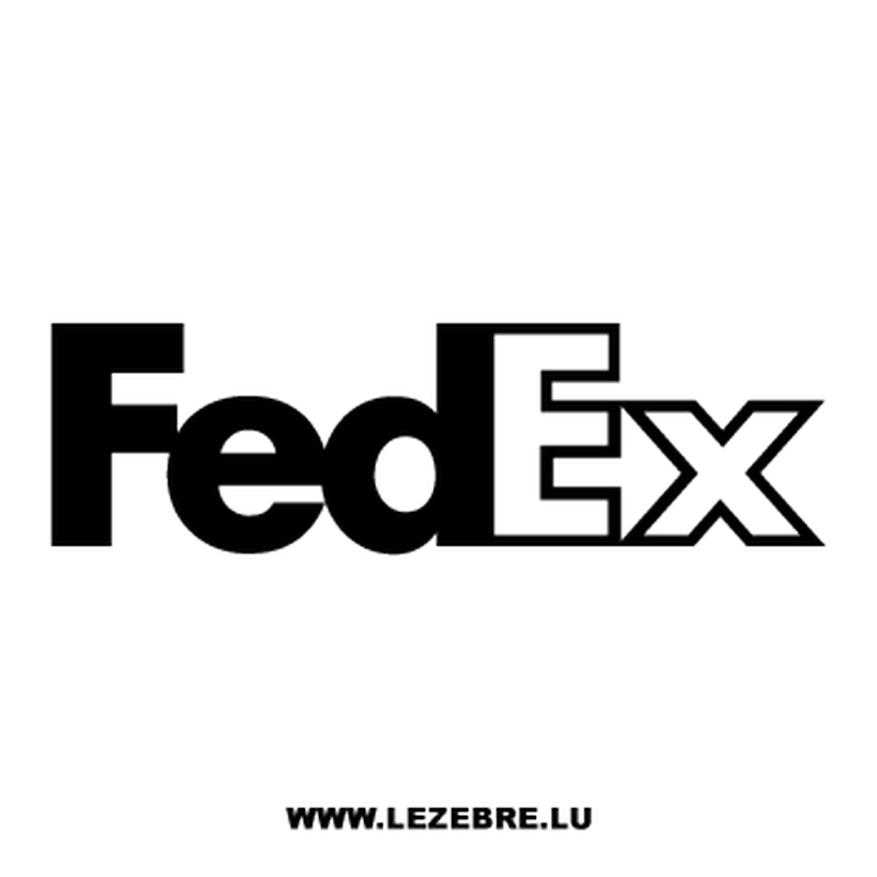 white and black fedex logo #42689