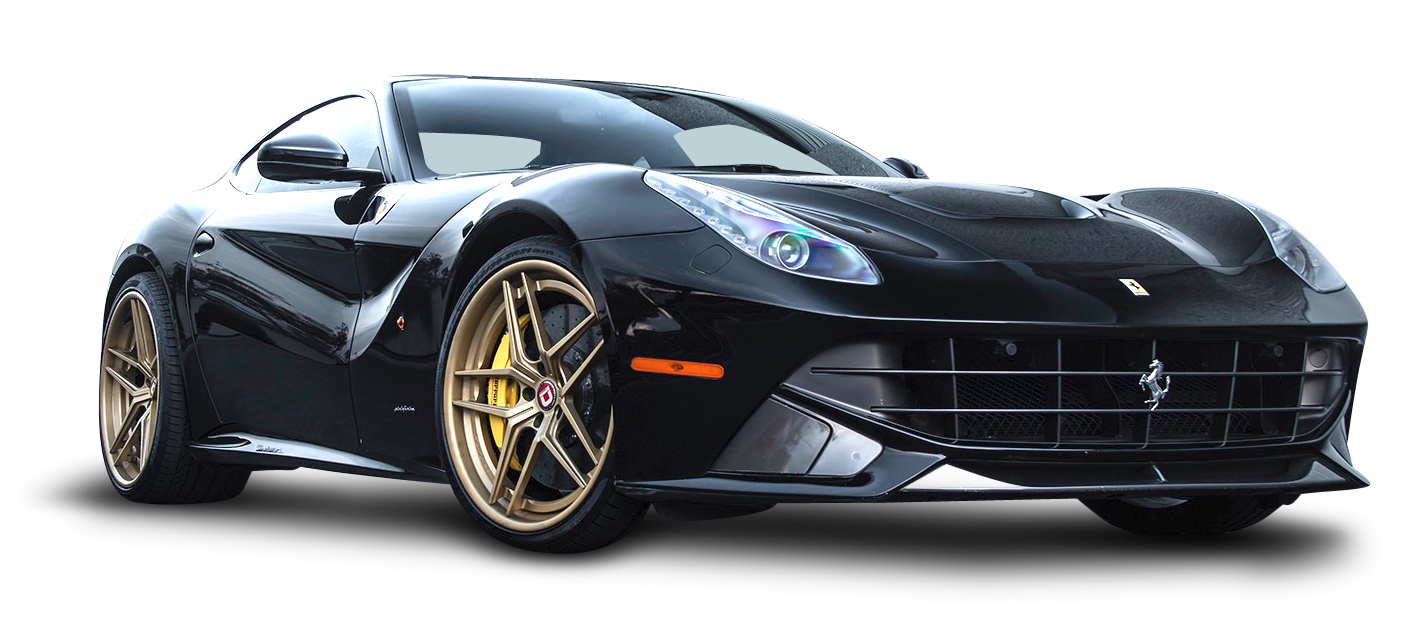 black ferrari berlinetta car png image pngpix #22879