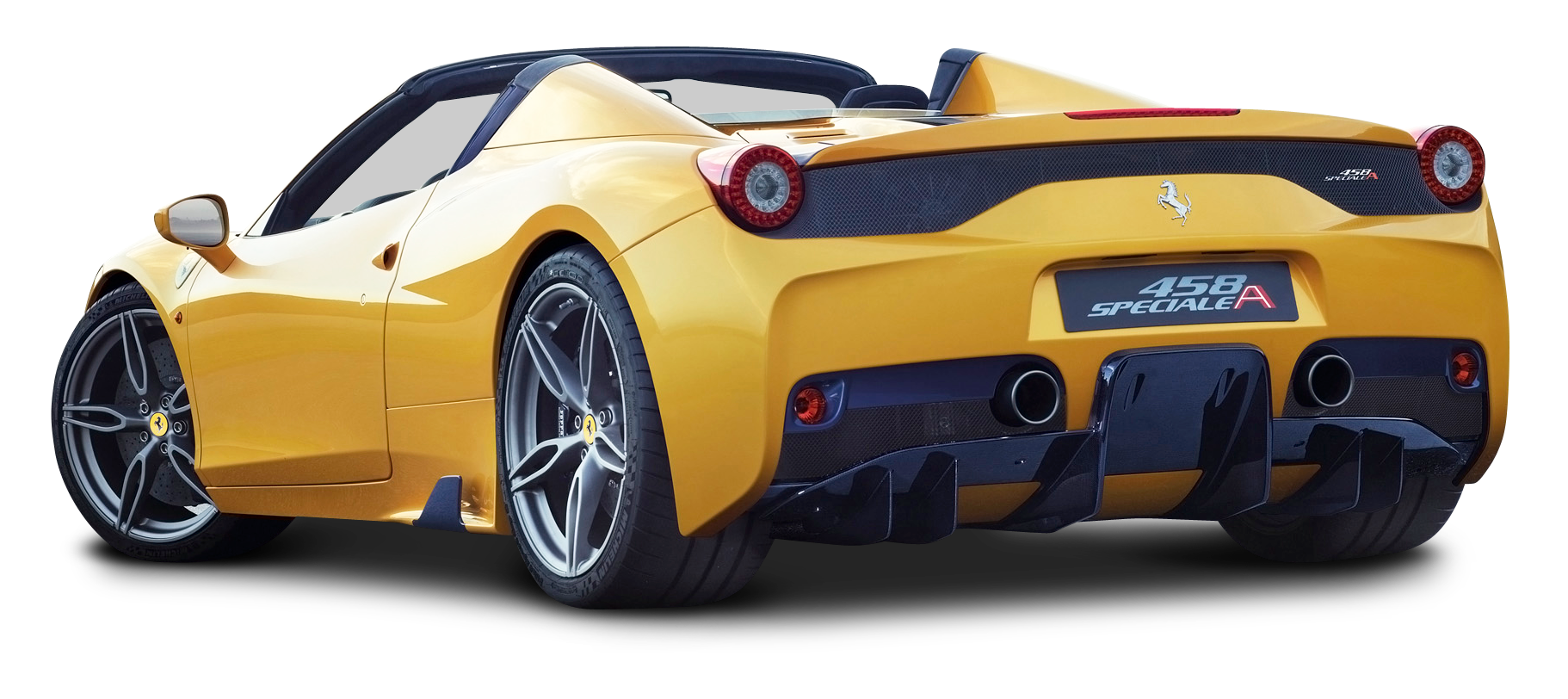 ferrari speciale aperta yellow car png image pngpix #22912