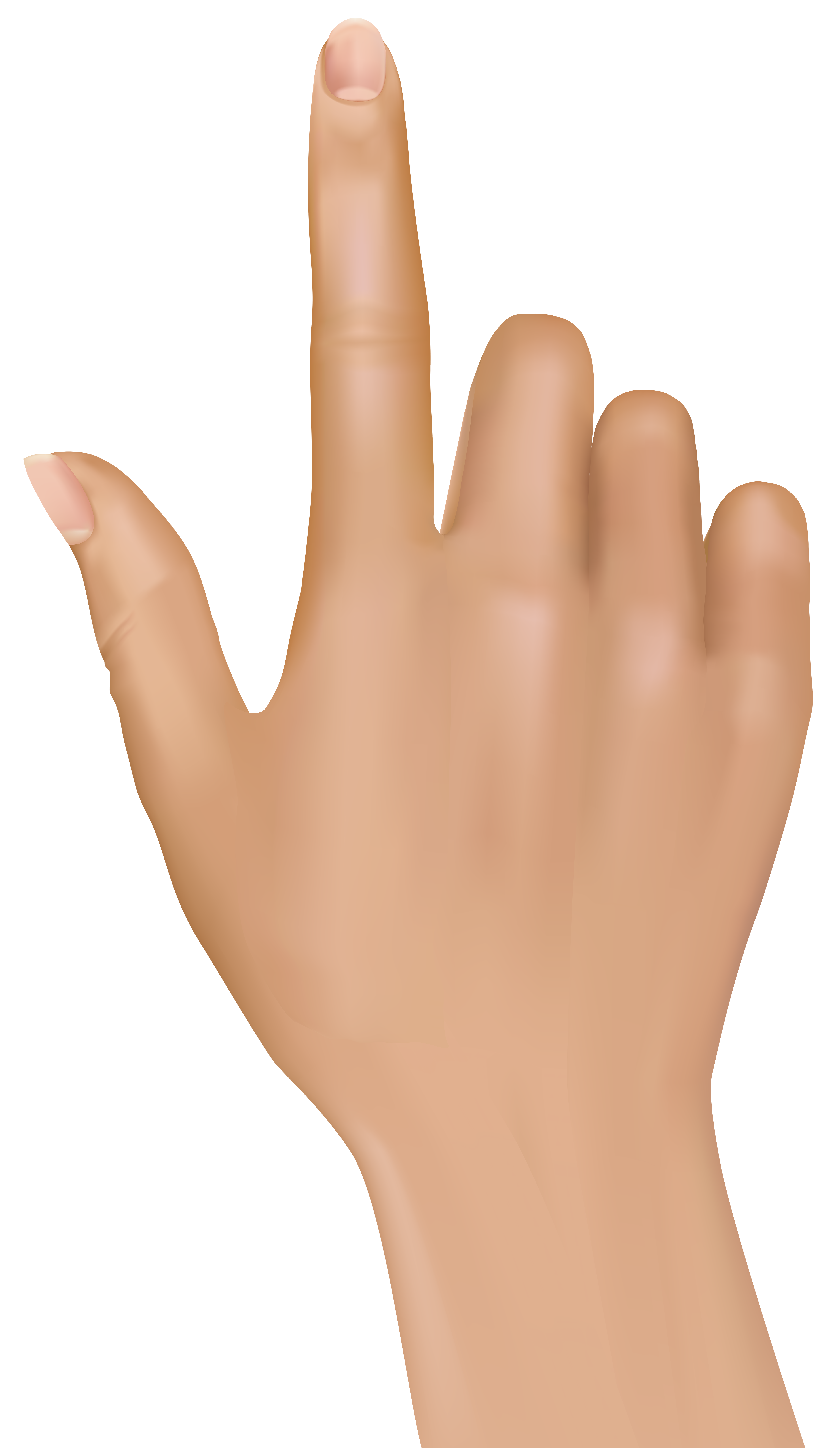 tuching finger hand clip best clipart #8646