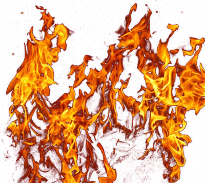 real fire transparent image #38682