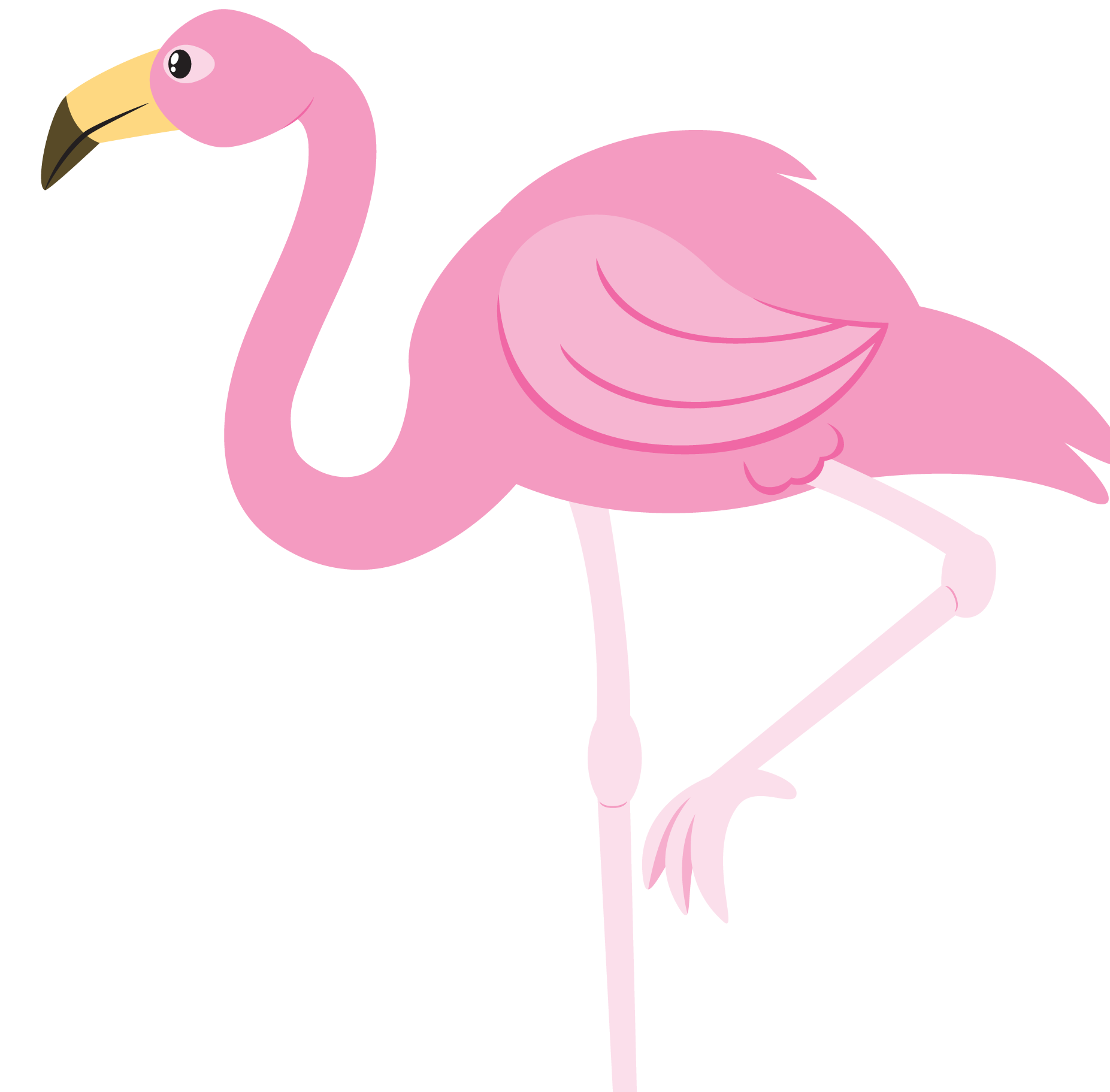 flamingo clipart transparent pencil and color #23131