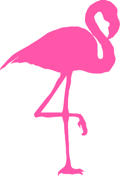 pink flamingo clip art clkerm vector clip art #23152